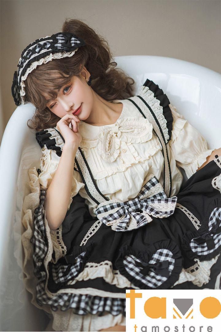 lolita オリジナル jsk ロリータ ワンピース 92 ストア LO372 lolita