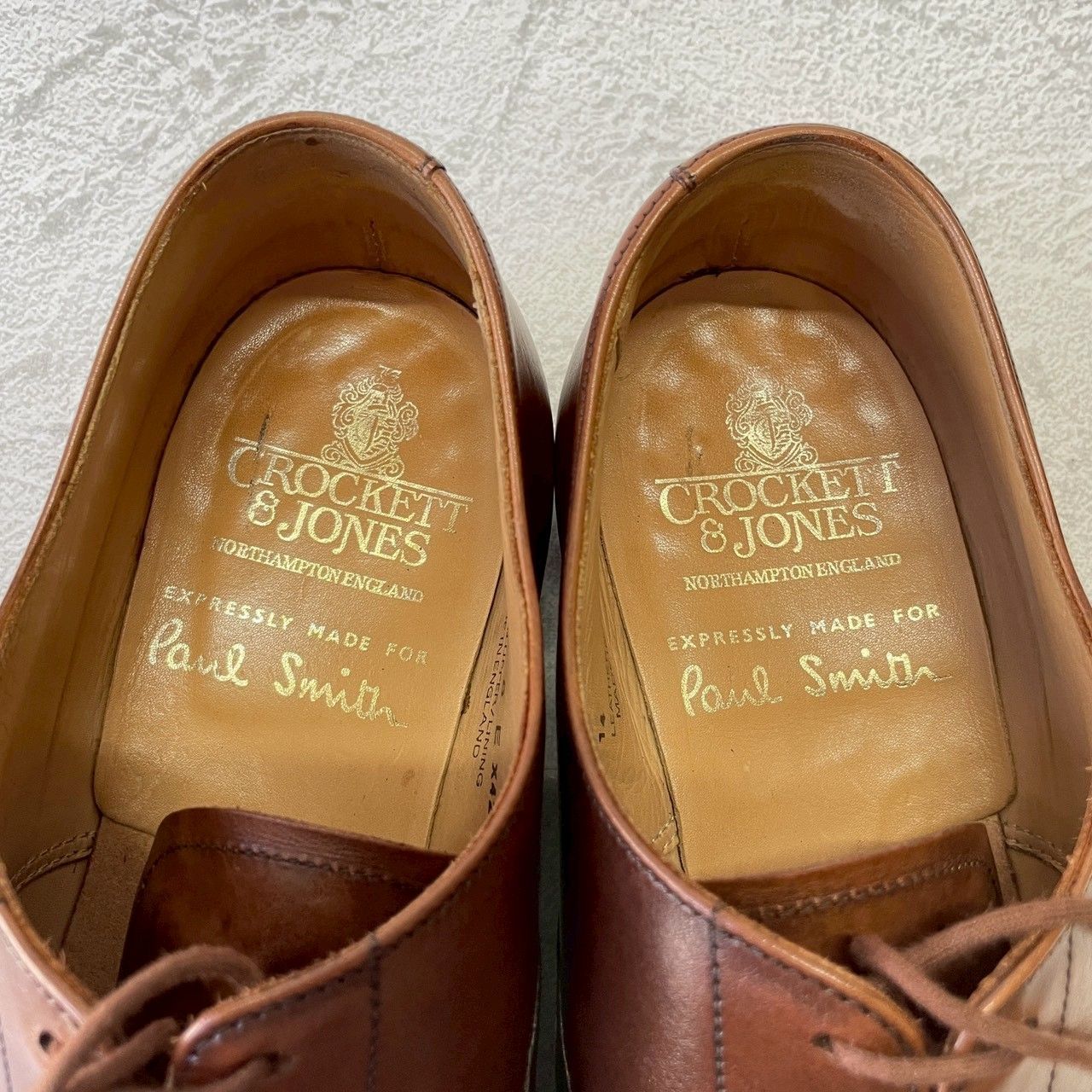 英国靴の基本形】Crockett&Jones Paul Smith Hallam クロケットアンド 