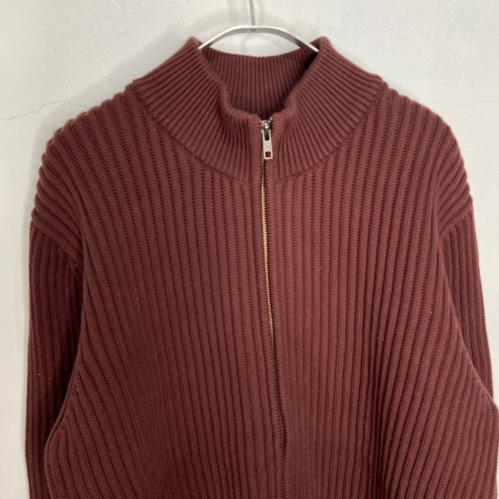 ☆L.L.Bean☆エルエルビーン☆ドライバーズニット☆ジップカーディガン 