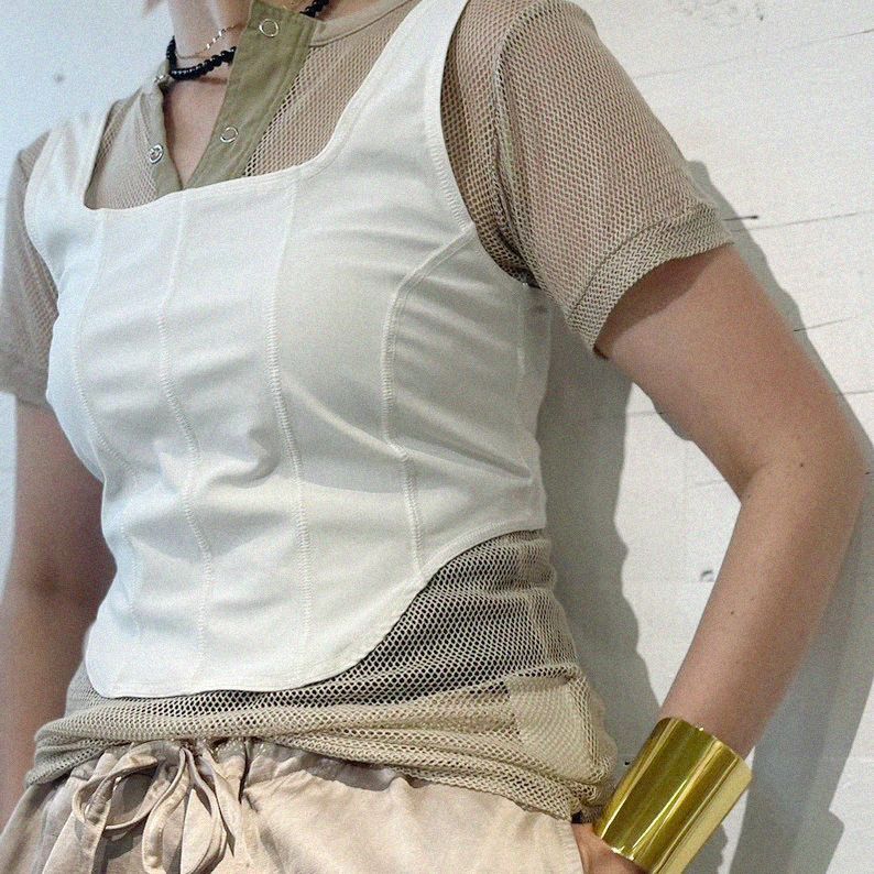 JANE SMITH ジェーンスミス タンクトップ ホワイト 白 サイズ:36(S