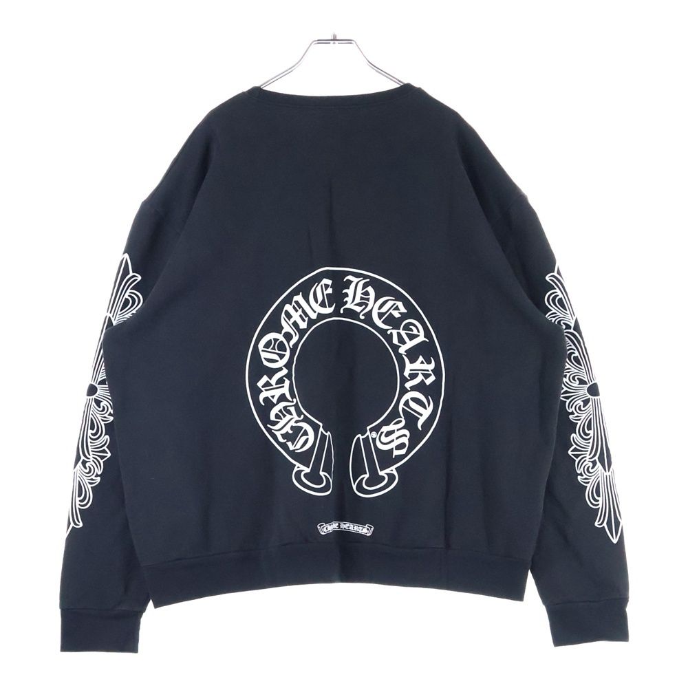 Chrome Hearts クロムハーツ ホースシュー スウェット ブラック クロムハーツスウェットホースシュー|クロムハーツ通販専門店