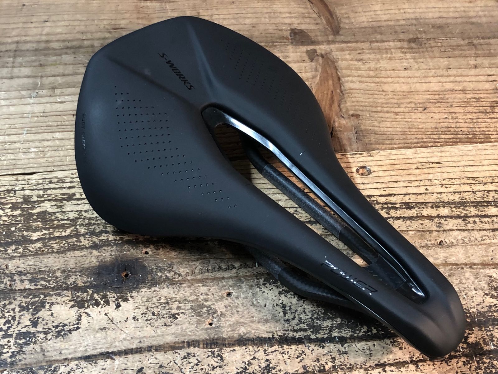 JM705 スペシャライズド SPECIALIZED S-WORKS POWER CARBON SADDLE サドル 黒 143mm カーボンレール
