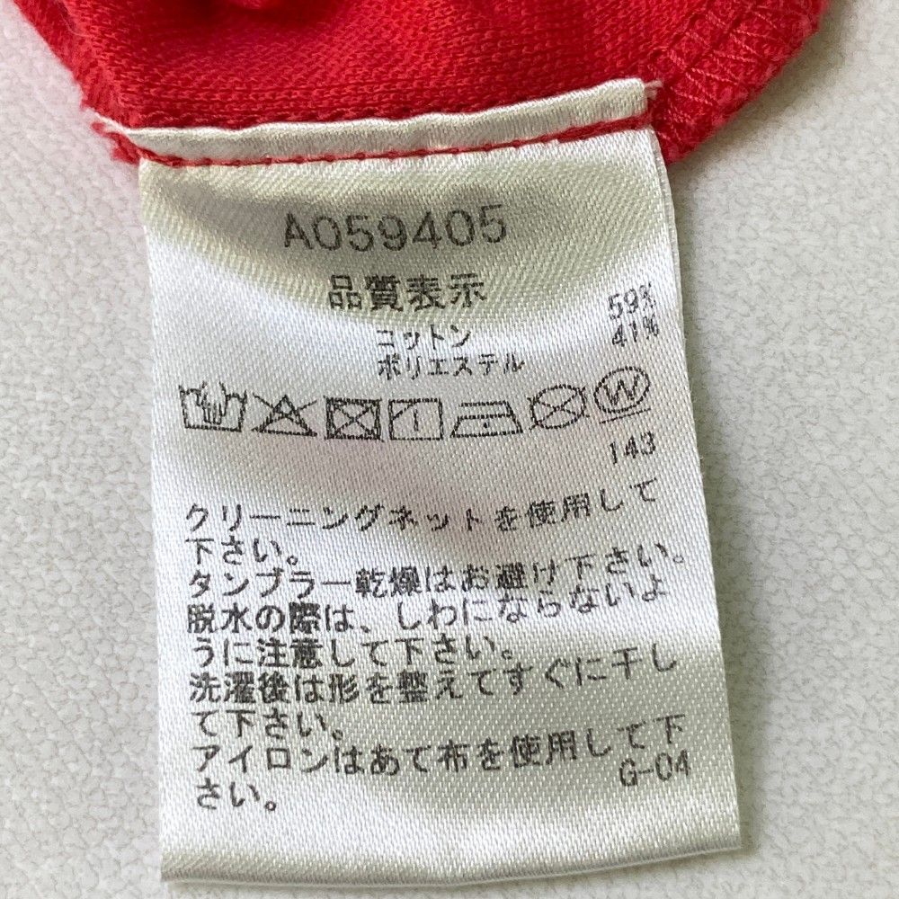 サイズ：36 ARCHIVIO アルチビオ ノースリーブポロシャツ レッド系