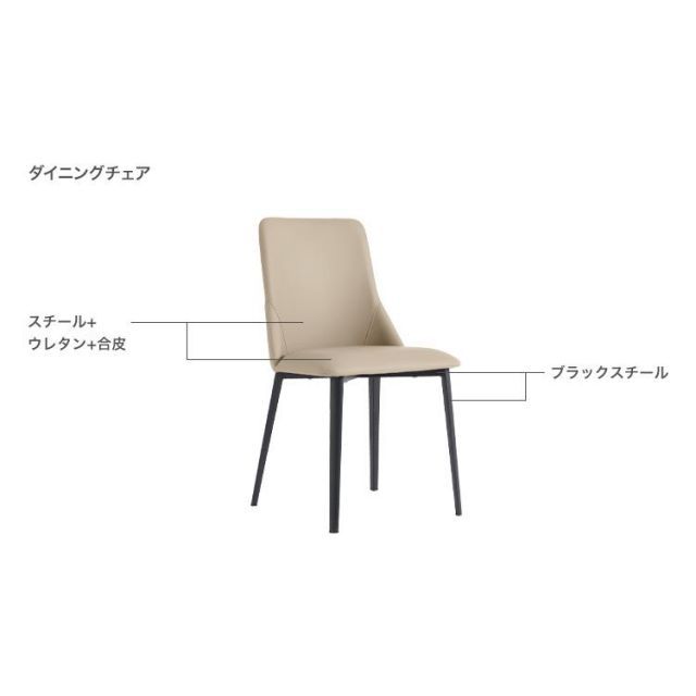 伸縮式セラミック円形ダイニングテーブル＆チェア-グレー-