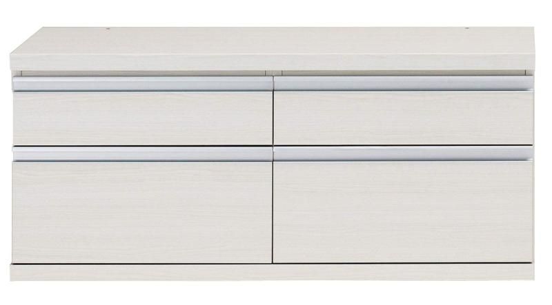 フナモコ ローチェスト FLS-110S ホワイトウッド 幅110×高さ48cm