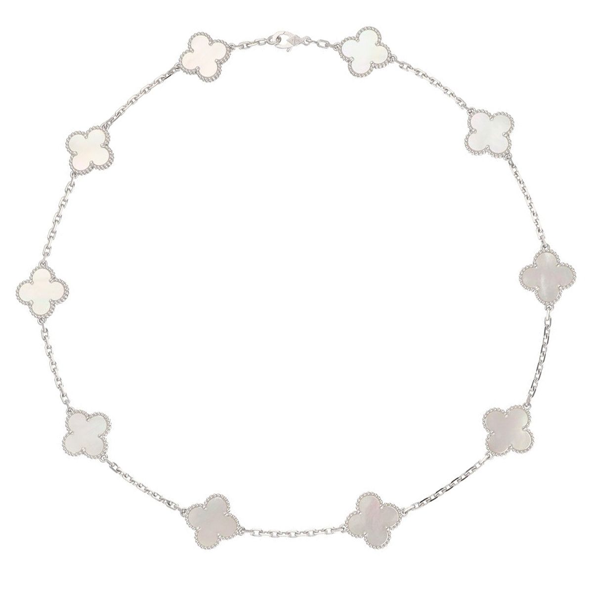 Van Cleef & Arpels アルハンブラ5p ブレスレットWG×MOP