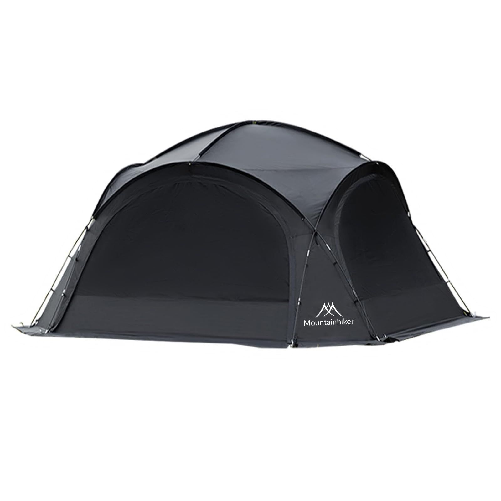 Color:ブラック Mountainhiker 5～8人用 大型ドームテント 4m*4m