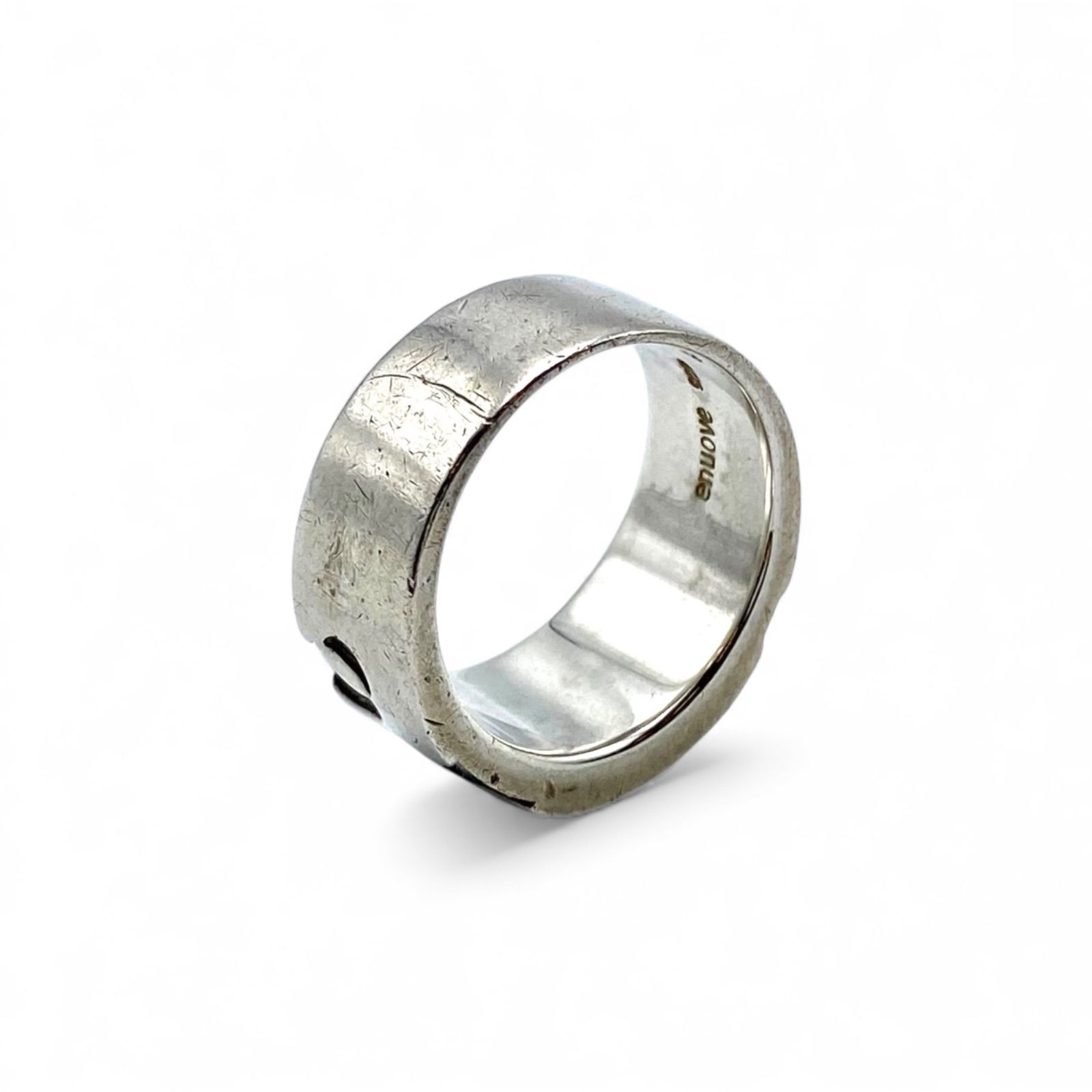 惑星の軌跡】コズミック Silver 925 刻印 00s Vintage Design Ring 