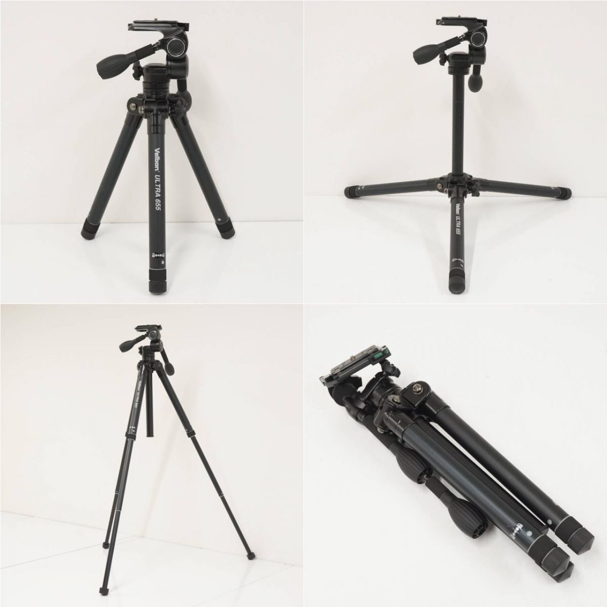 お得，定番 Velbon 三脚 ULTRA 655 ＋ 雲台 セット ケース付き