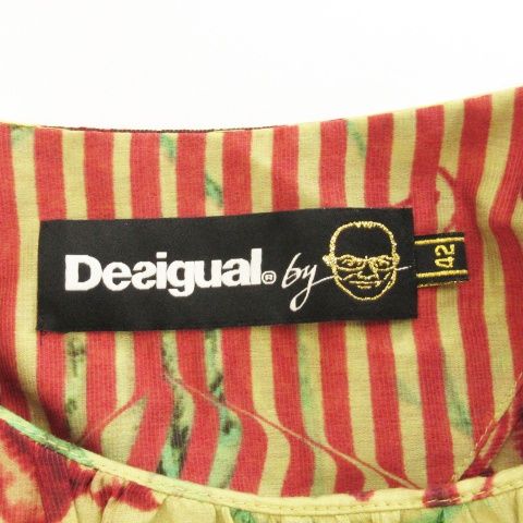 デシグアル Desigual ノースリーブ ワンピース ひざ丈 オープンバック