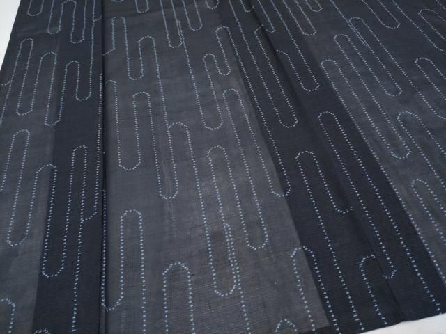 平和屋本店□極上 夏物 本塩沢 夏塩沢 証紙付き 逸品 CYAA2292s5  