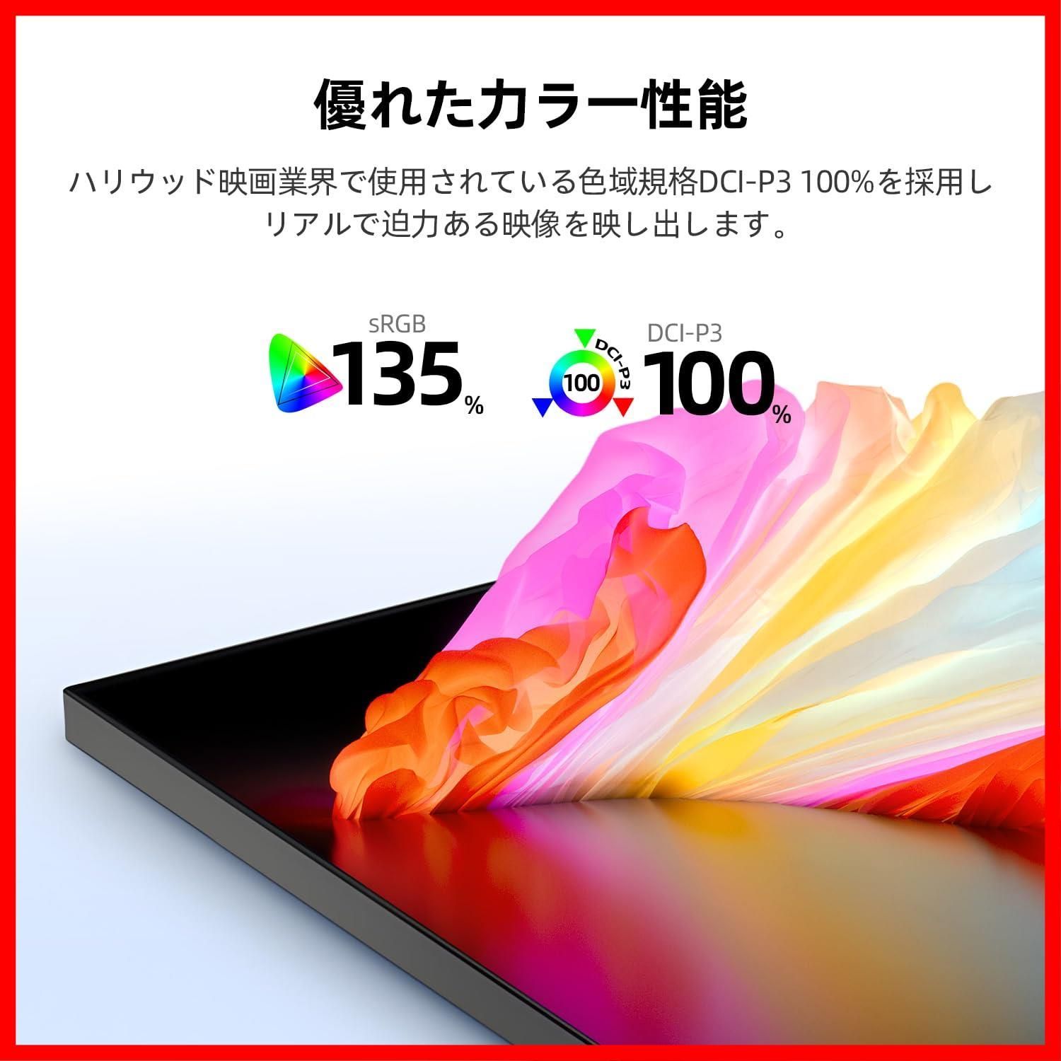 135% 10.7億色表示