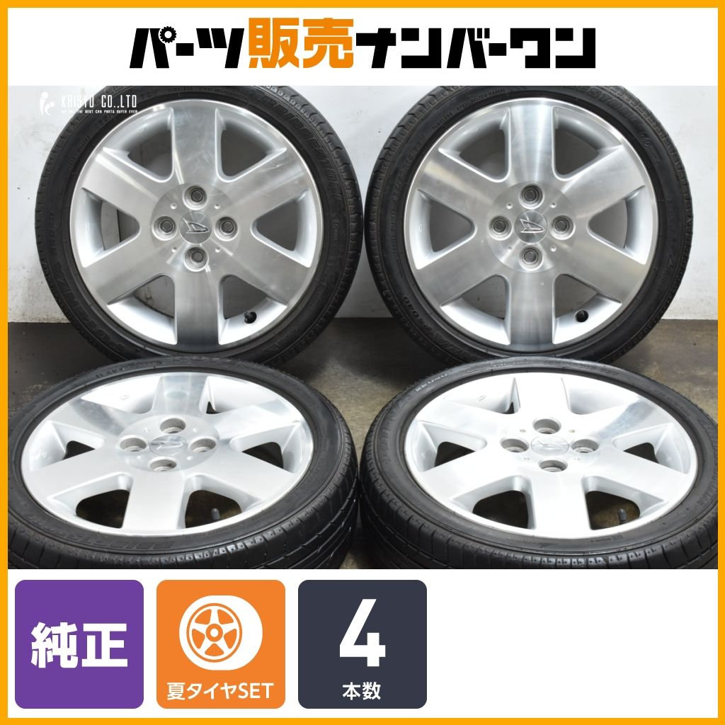 ホイールのみ販売可】ダイハツ コペン 純正 15in 4.5J +45 PCD100