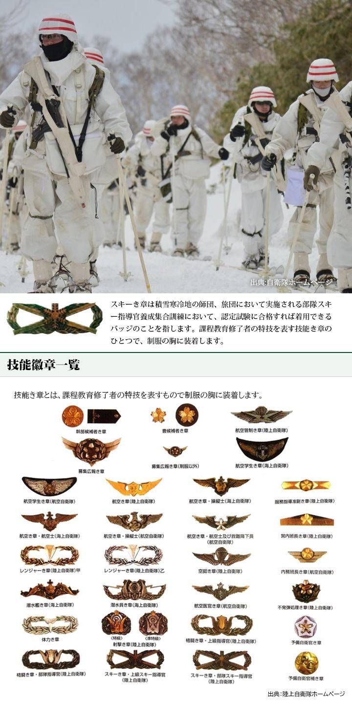 自衛隊スキー 自衛隊 グッズ 陸上自衛隊 スキー 徽章 ミリタリー ワッペン