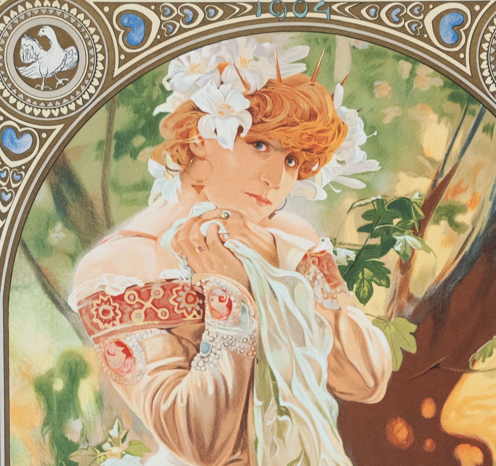 アルフォンス・ミュシャ『トリポリの姫君イルゼ』挿絵第1部第2章