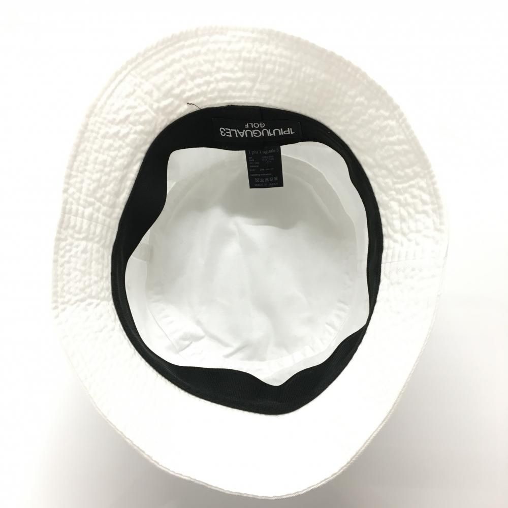 1piu1uguale3 golf バケットハット ホワイト