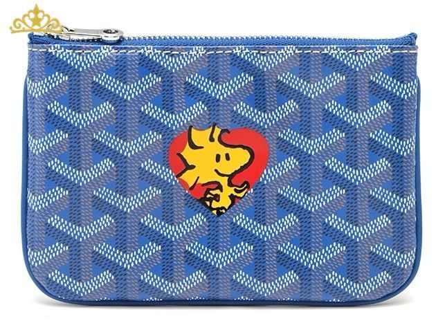 GOYARD ピーナッツ セナ ミニポーチ ゴヤール スヌーピー ウッドストック コラボ