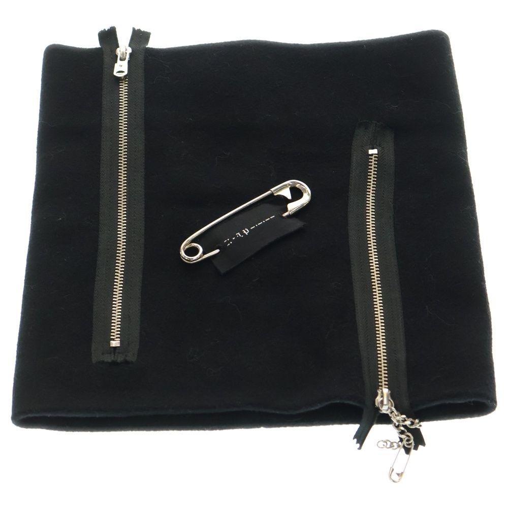 TAKAHIROMIYASHITA The SoloIst. タカヒロミヤシタザソロイスト 21AW Safety Pin Neck Warmer セーフティピンネックウォーマー ブラック