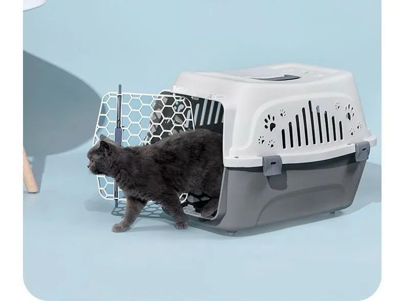 ペットキャリーペットキャリーペット用犬用猫用コンテナキャリーバッグハードキャリーキャリーケースプラスチック防災避難ペット用