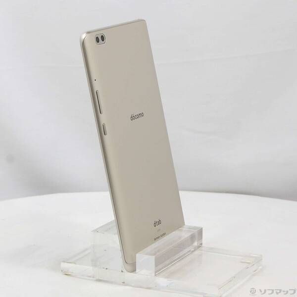 中古品〕 dtab compact 32GB ゴールド d-02K docomo【297