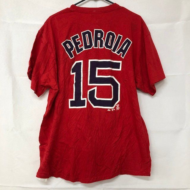 UU35 Majestic L アメリカ古着 コットン MLBチームプリント