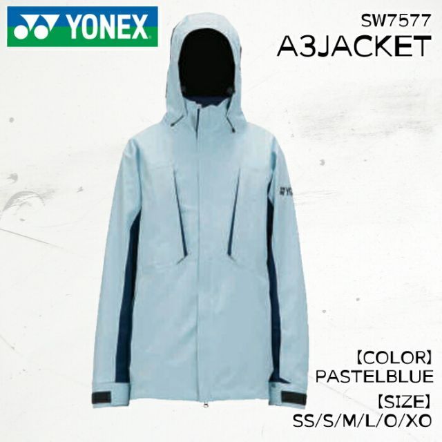 予約 25-26 ヨネックス エースリートリッカー ジャケット スノーボード スキー スノーウェア YONEX A3TRICKER JACKET パステルブルー メンズ ウェア 2026 日本正規品