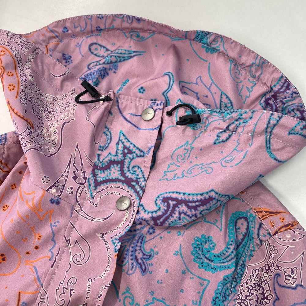 ETRO ジャケット ETRO 花柄刺繍 ライダース レザージャケット ブラック (ETRO