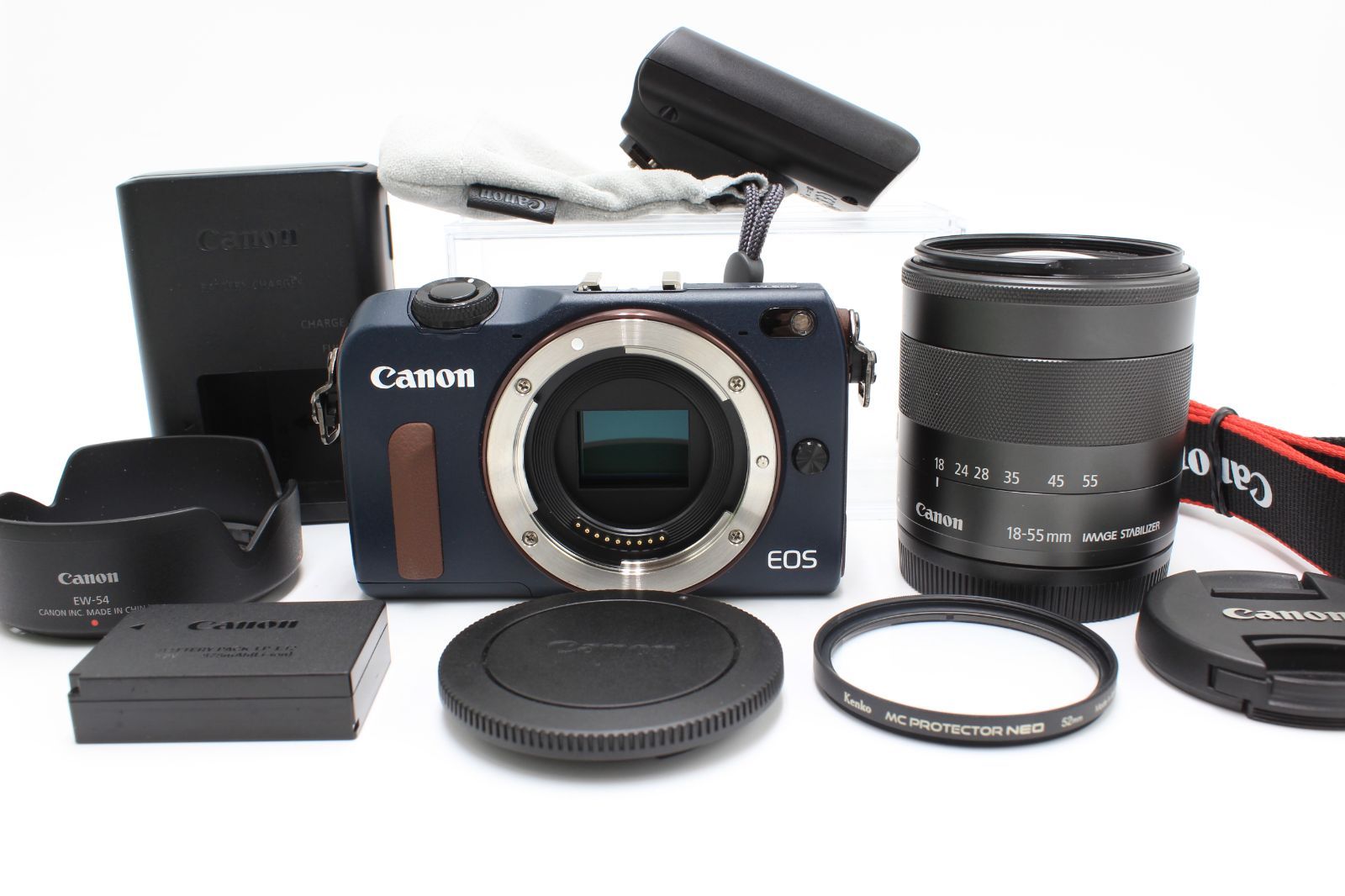 Canon ミラーレス一眼カメラ EOS M2 EF-M18-55 IS STM レンズキット ベイブルー EF-M18-55mm F3.5-5.6 IS STM付属 キヤノン