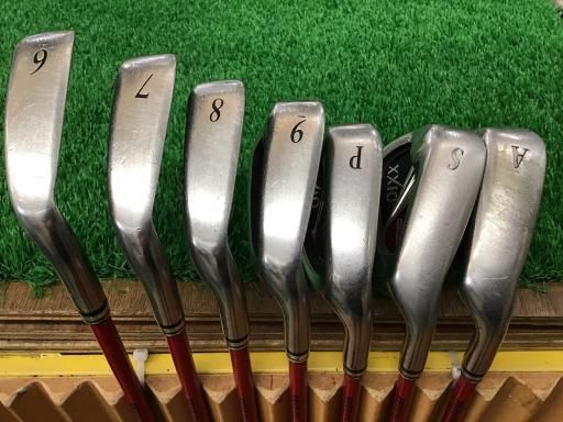中古】 ダンロップ XXIO(2014) 8S(レッド) アイアンセット IR