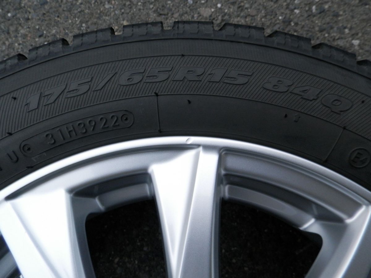 フィット JOKER GLIDE 15インチ 社外アルミホイール付スタッドレスタイヤ 4本SET 175 65R15 製 5.5J 42 4H 100 FFCRYSTALESIA_COM