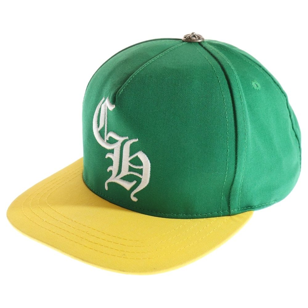 CHROME HEARTS／CHロゴ ベースボールキャップ ブラックイエロー