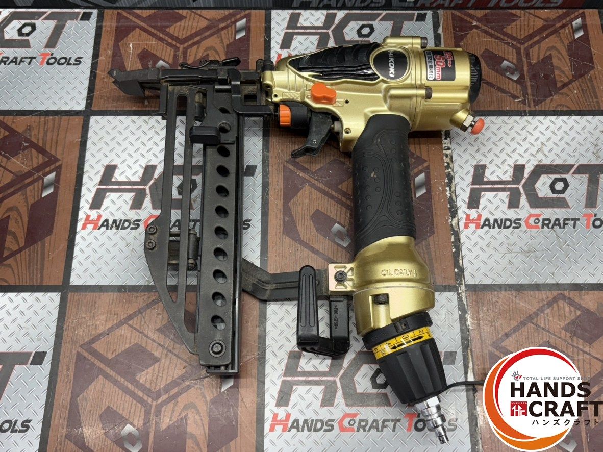 〇ハイコーキ HiKOKI N500HMF フロア用高圧タッカ 50mm ケース付き