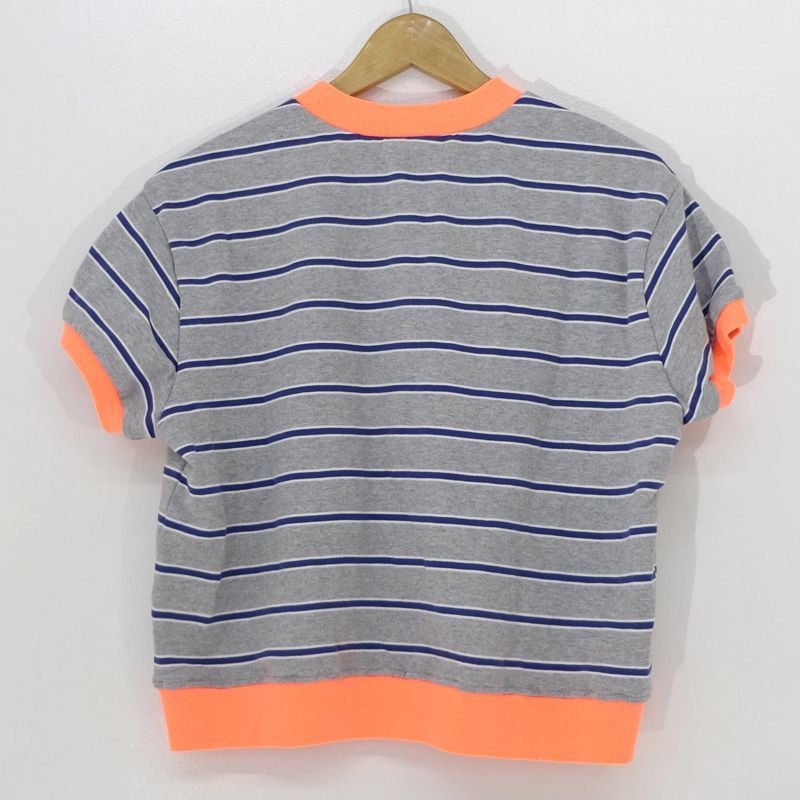 リンカブル ネオンボーダーTシャツ 三重店】LINKABLE|リンカブル ネオンボーダートップス 半袖T