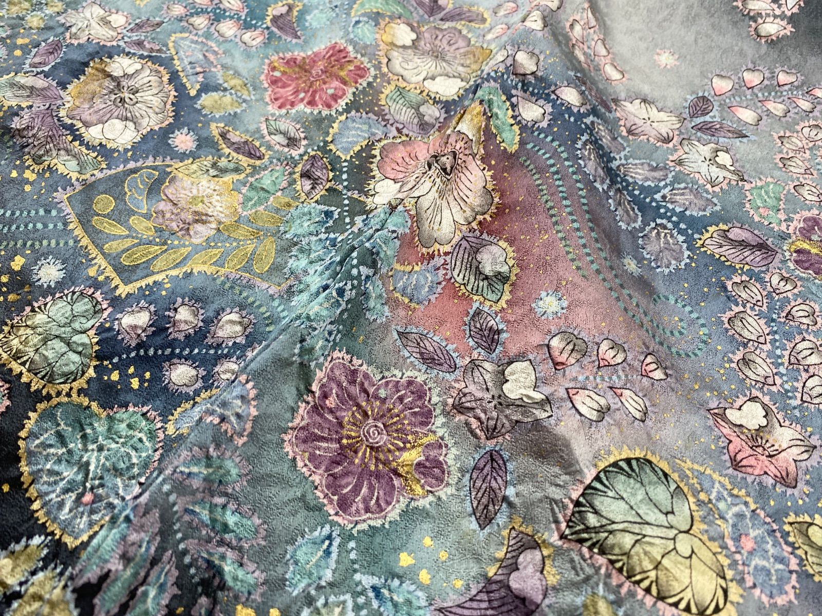 美品 粋 金 辻ヶ花 絞り 正絹 訪問着 K1029 - メルカリ