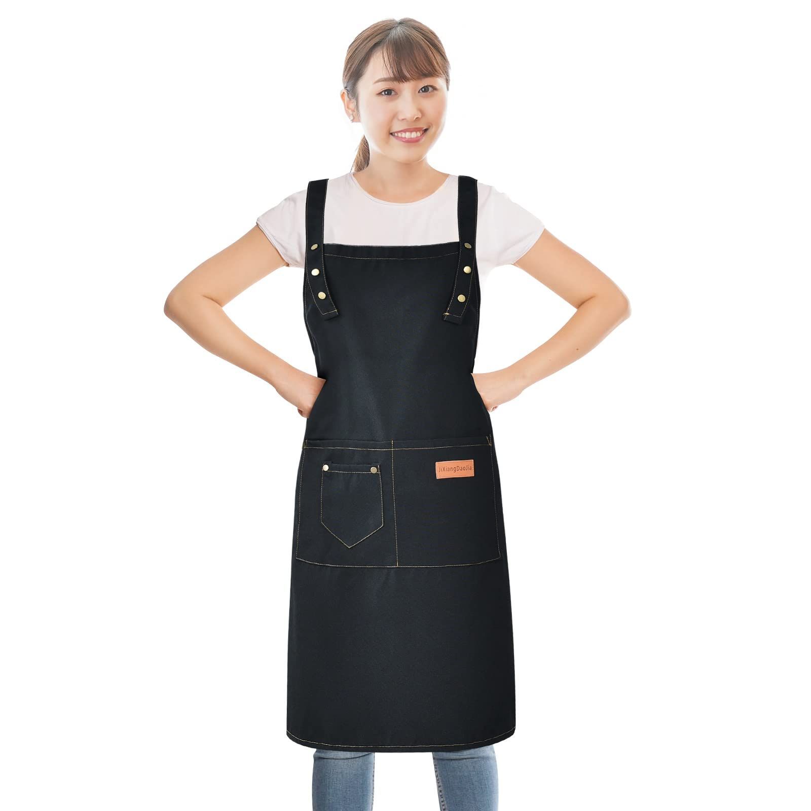 新品 カフェエプロン 防水エプロン 作業用 汚れにくい ホコリが