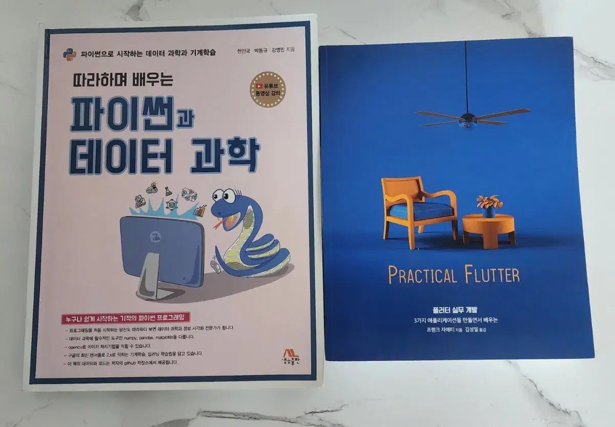 【雷市場（ポンジャン）商品韓国直送】 図書 パイソンと データサイエンス フラッター・プラクティス・デベロップメント ほぼ 新品の本