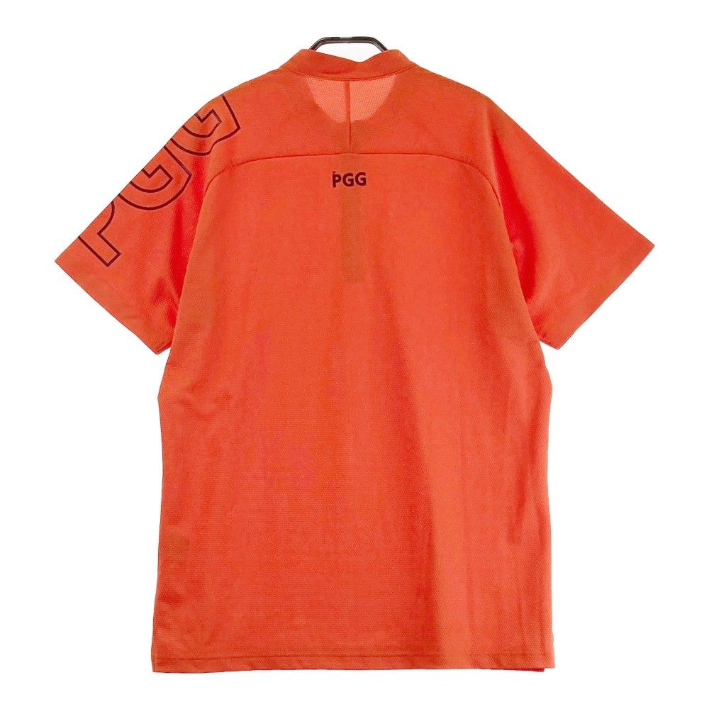 サイズ：6 PGG PEARLY GATES パーリーゲイツ ハーフジップ半袖Tシャツ