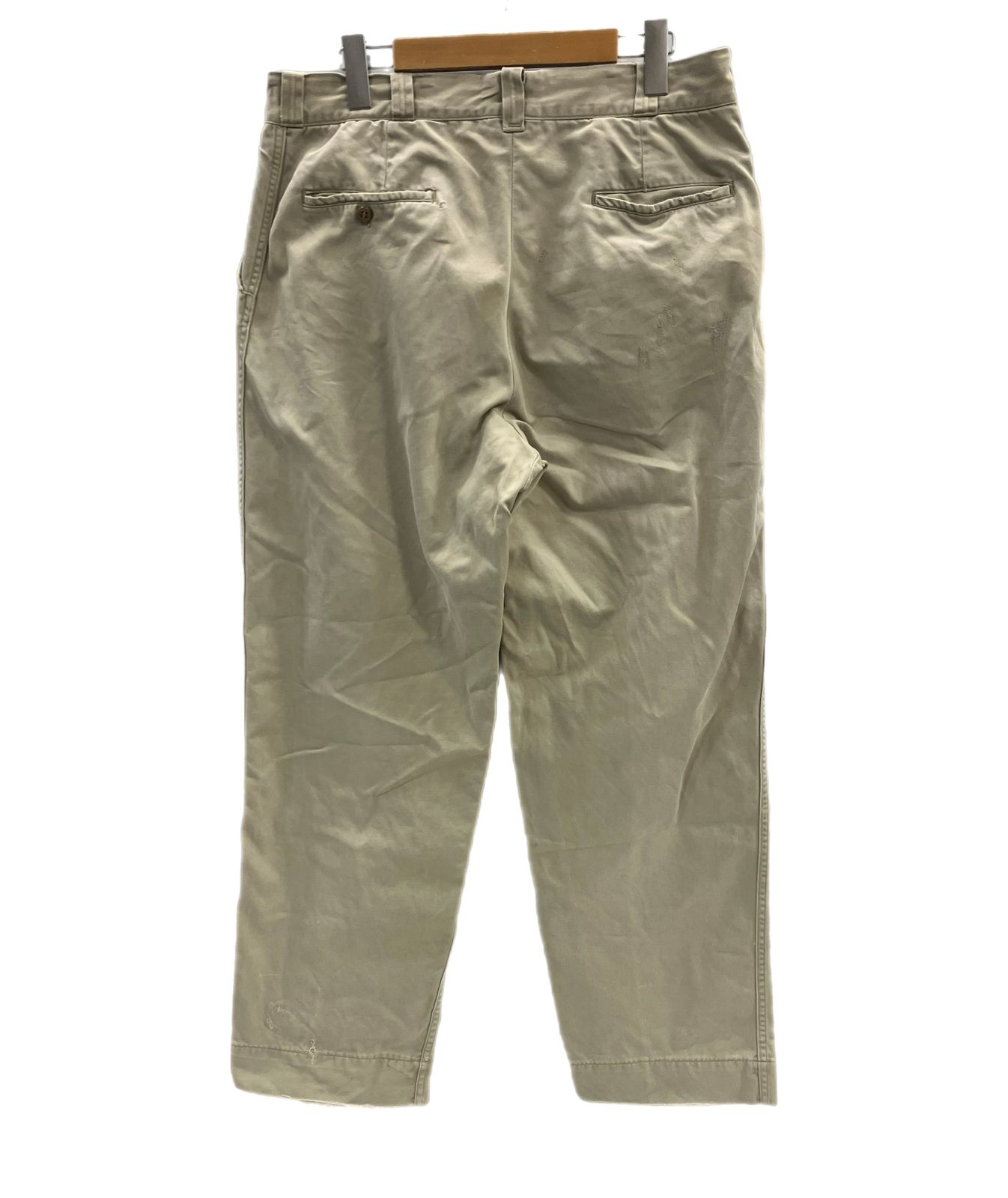 ビッグマック BIG MAC 50’s 50年代 PENNEY S ペニーズ 青赤タグ チノパン ワークパンツ 尿素ボタン GRIPPER ZIPPER VINTAGE ヴィンテージ チノパン ベージュ - 101MB-739