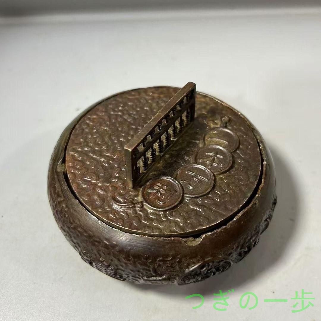 銅器 一本万利 灰皿 茶道具 装飾品 工芸品 置物 - メルカリ
