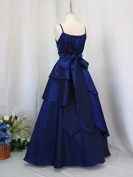 ゆめりすと150ネイビー ロングドレス ゆめりすと150ネイビー ロングドレス 一 番 安い 通販ベビー・キッズ