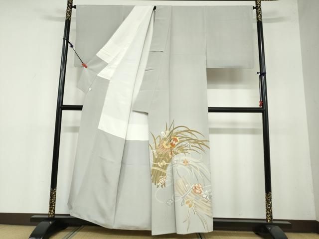 平和屋着物●創業460年 千總 色留袖 駒刺繍 宝尽くし文 金彩 鈴乃屋扱い 正絹 DAAY5212ud