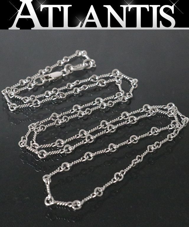 T*様 クロムハーツネックレス クロムハーツネックレスツイストチェーンホワイトゴールド18K20