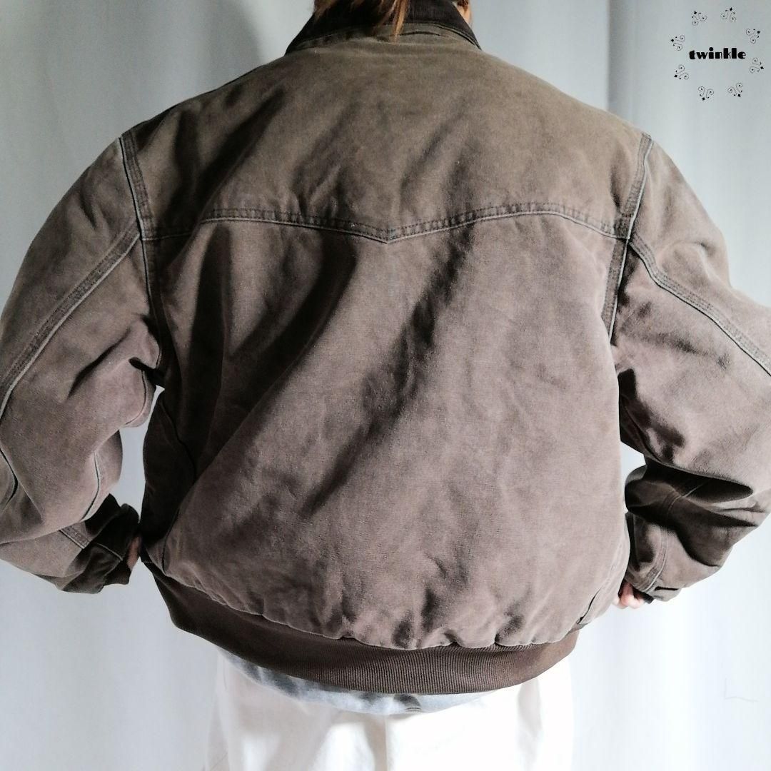 廃盤モデル 希少 古着 00s Carhartt カーハート ダックジャケット サンタフェジャケット ワークジャケット ブラウン メンズL  /◎2106 - メルカリ