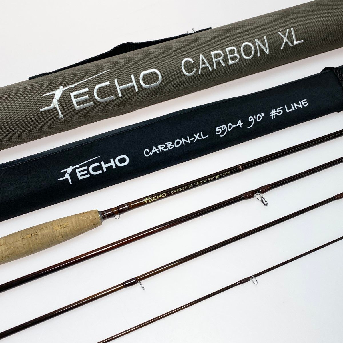 ECHO カーボンXL 590-4 #5 フライロッド ケース付 程度B - メルカリ