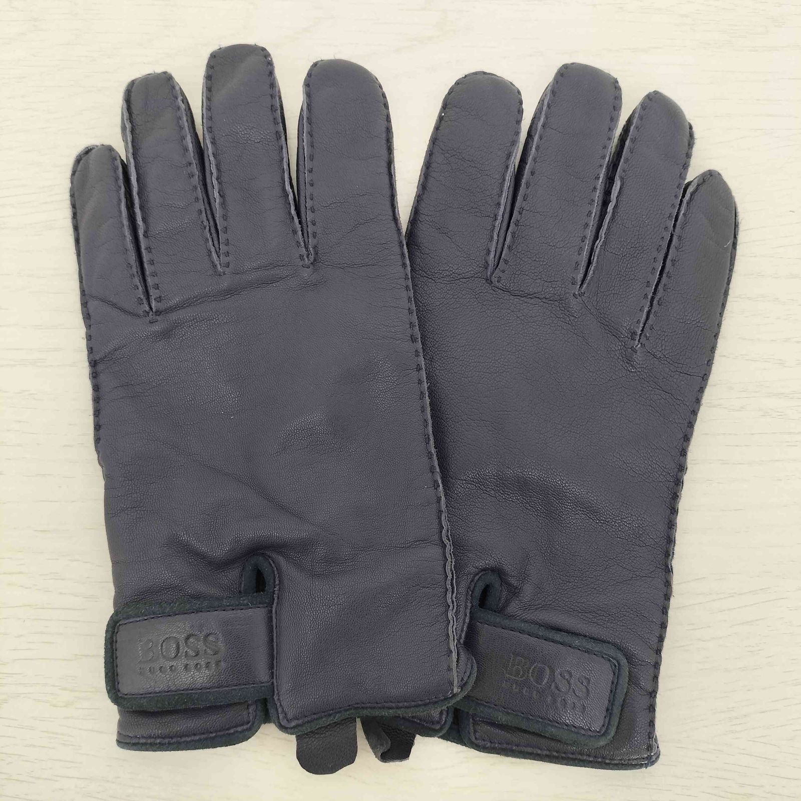 ヒューゴボス HUGO BOSS レザーグローブ メンズ 表記無 - メルカリ