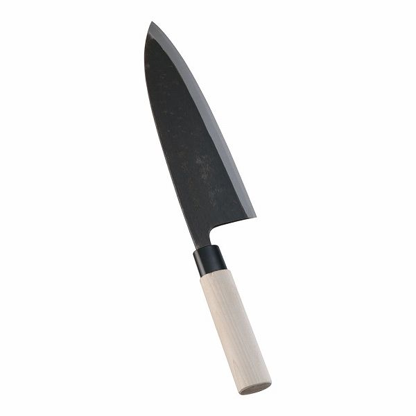 サケ切包丁27㎝ サケ切包丁27㎝ 鮭切(出刃)包丁27cm 雪藤 中霞・玉白