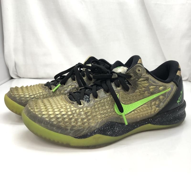 Nike Kobe 8 SS Christmas Black|Metallic G 2013 サイズ27.5cm 639522-001 黒×黄×緑 91