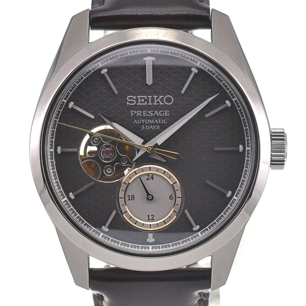 セイコー SEIKO SARJ005|6R5J-00B0 プレザージュ 麻布テーラーコラボ 400本 自動巻き メンズ き G 136523