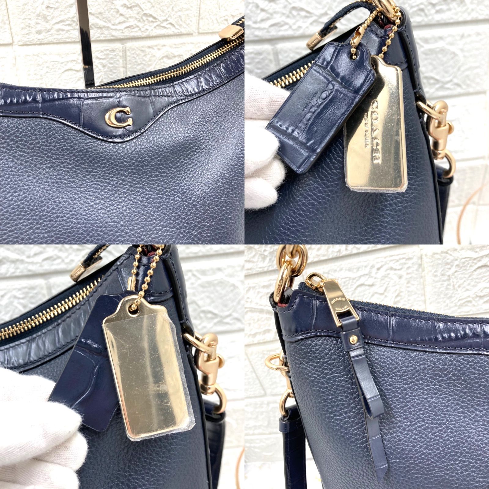 新品未使用❣️COACH ❣️コーチ❣️ F46283 クロコダイル型押しレザー 