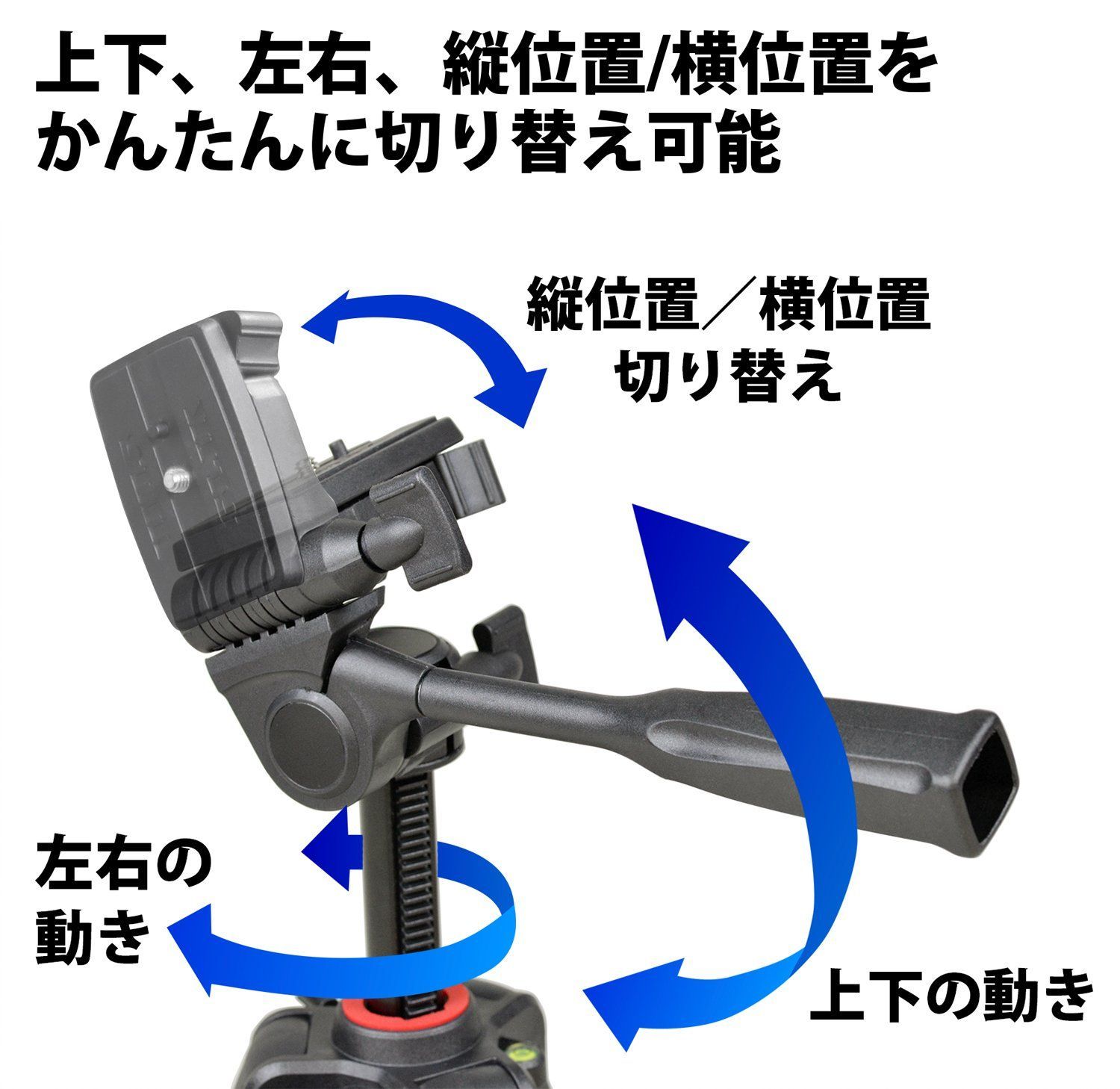 数量限定】4段 レバーロック 6400 21mmパイプ径 GX 3ウェイ雲台 三脚